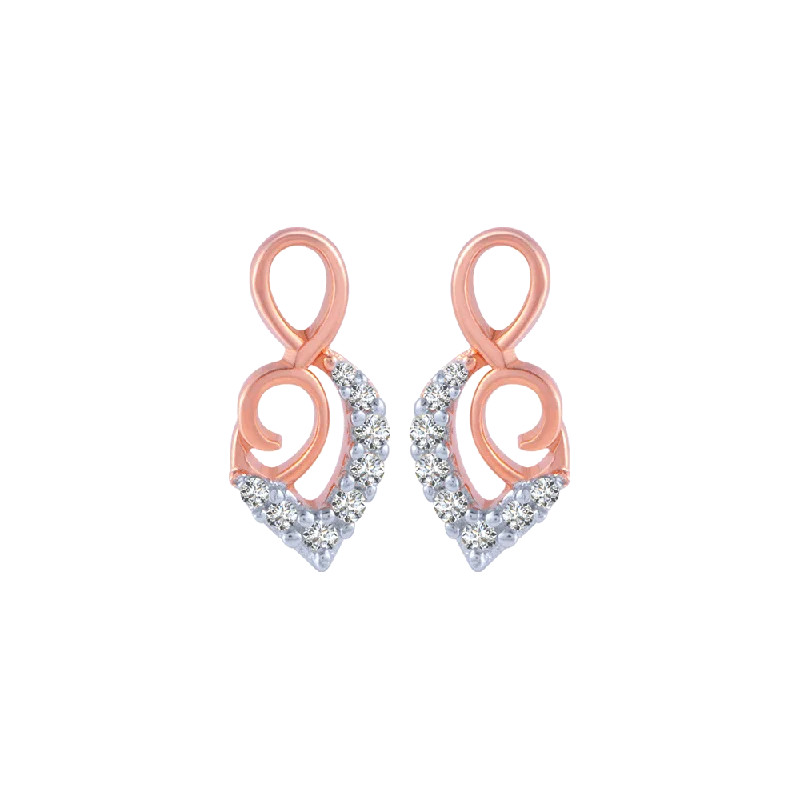 Laser - Engraved Initial Stud Earrings in Silver for a Personalized and Customized Accessory14KT (585) Rose Gold And Diamond Stud Earrings For Women Laser - Engraved Initial Stud Earrings in Silver for a Personalized and Customized Accessory14KT (585) Rose Gold And Diamond Stud Earrings For Women