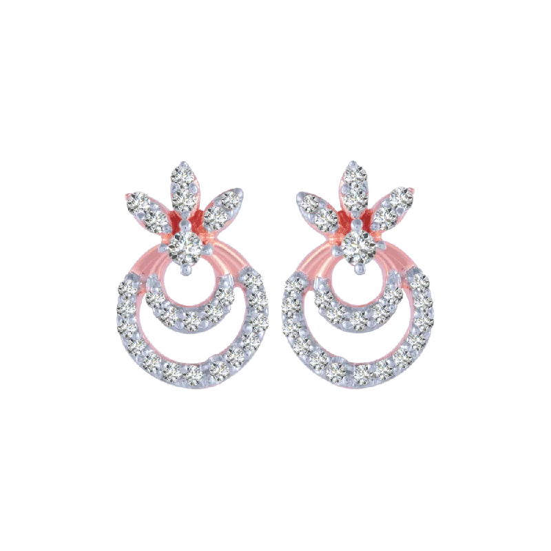 Multicolored Bead - Embellished Stud Earrings in Turquoise and Coral for a Tropical Look14KT (585) Rose Gold And Diamond Stud Earrings For Women Multicolored Bead - Embellished Stud Earrings in Turquoise and Coral for a Tropical Look14KT (585) Rose Gold And Diamond Stud Earrings For Women