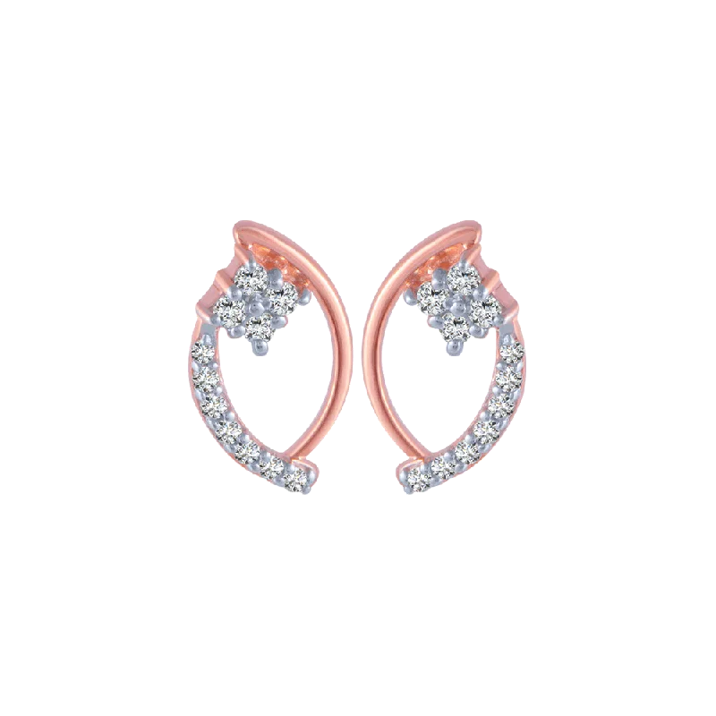 Two - Tone Gold and Silver Plated Clover Stud Earrings for a Lucky and Stylish Symbol14KT (585) Rose Gold And Diamond Stud Earrings For Women Two - Tone Gold and Silver Plated Clover Stud Earrings for a Lucky and Stylish Symbol14KT (585) Rose Gold And Diamond Stud Earrings For Women
