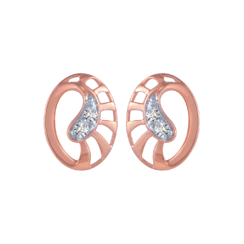 Rainbow - Colored Enameled Butterfly Stud Earrings for a Playful and Colorful Statement14KT (585) Rose Gold And Diamond Stud Earrings For Women Rainbow - Colored Enameled Butterfly Stud Earrings for a Playful and Colorful Statement14KT (585) Rose Gold And Diamond Stud Earrings For Women