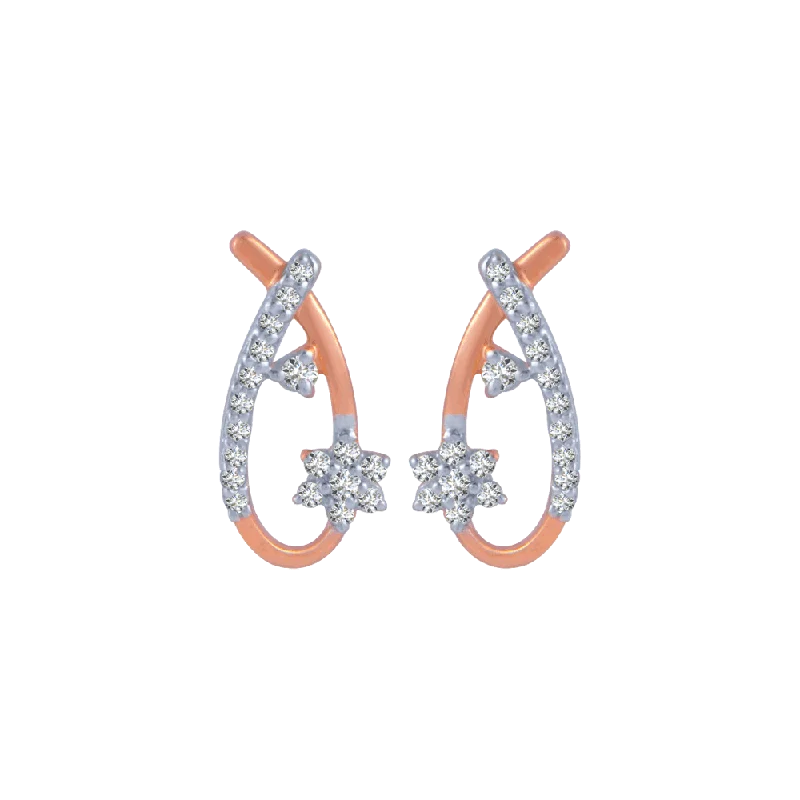 Multicolored Bead - Embellished Stud Earrings in Turquoise and Coral for a Tropical Look14KT (585) Rose Gold And Diamond Stud Earrings For Women Multicolored Bead - Embellished Stud Earrings in Turquoise and Coral for a Tropical Look14KT (585) Rose Gold And Diamond Stud Earrings For Women