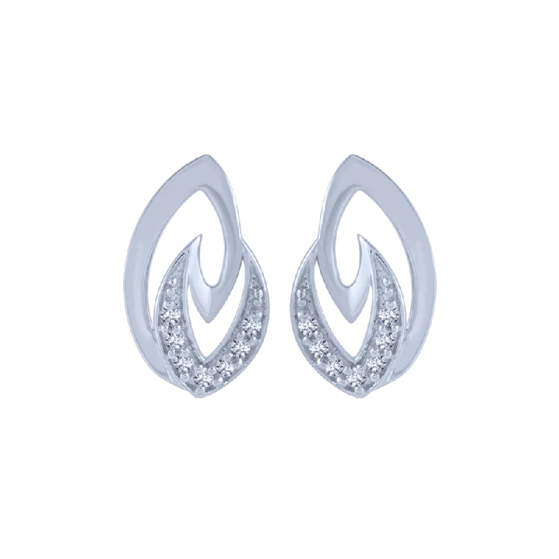 Multicolored Bead - Embellished Stud Earrings in Turquoise and Coral for a Tropical Look14KT (585) White Gold And Diamond Stud Earrings For Women Multicolored Bead - Embellished Stud Earrings in Turquoise and Coral for a Tropical Look14KT (585) White Gold And Diamond Stud Earrings For Women