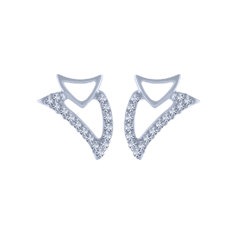 Handmade Polymer Clay Floral Stud Earrings in Pastel Shades for a Bohemian Vibe14KT (585) White Gold And Diamond Stud Earrings For Women Handmade Polymer Clay Floral Stud Earrings in Pastel Shades for a Bohemian Vibe14KT (585) White Gold And Diamond Stud Earrings For Women