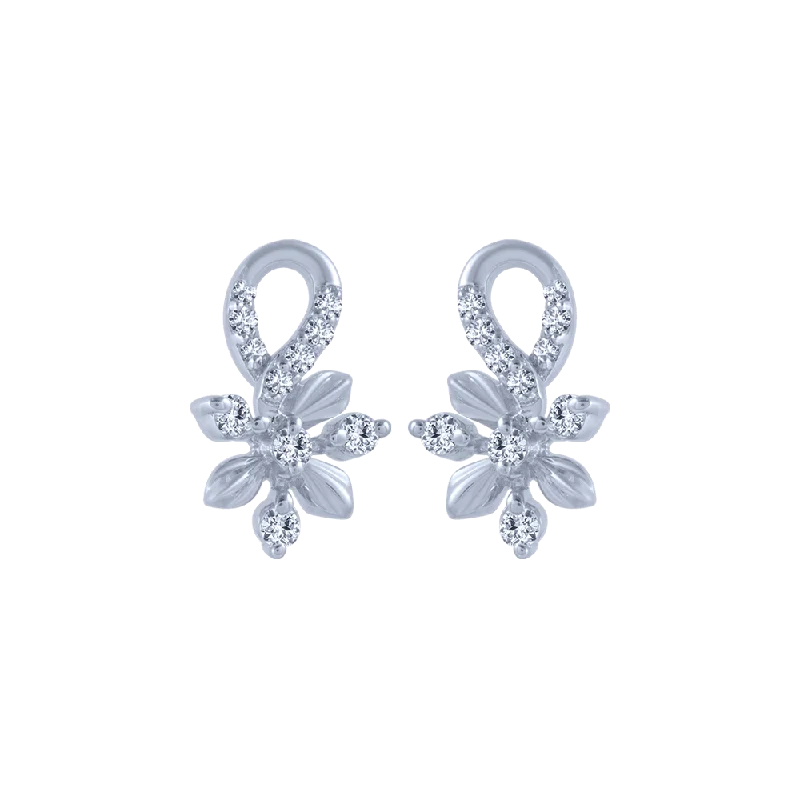 Handmade Polymer Clay Floral Stud Earrings in Pastel Shades for a Bohemian Vibe14KT (585) White Gold And Diamond Stud Earrings For Women Handmade Polymer Clay Floral Stud Earrings in Pastel Shades for a Bohemian Vibe14KT (585) White Gold And Diamond Stud Earrings For Women