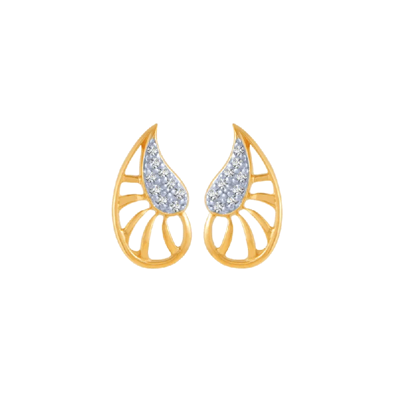 Laser - Engraved Initial Stud Earrings in Silver for a Personalized and Customized Accessory14KT (585) Yellow Gold And Diamond Stud Earrings For Women Laser - Engraved Initial Stud Earrings in Silver for a Personalized and Customized Accessory14KT (585) Yellow Gold And Diamond Stud Earrings For Women