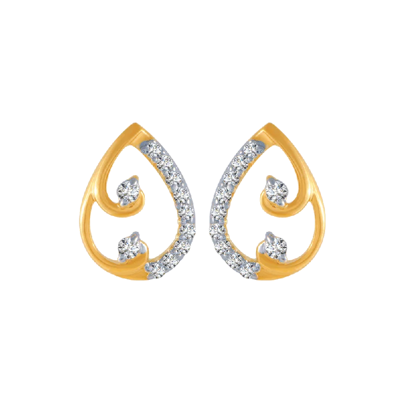 Multicolored Bead - Embellished Stud Earrings in Turquoise and Coral for a Tropical Look14KT (585) Yellow Gold And Diamond Stud Earrings For Women Multicolored Bead - Embellished Stud Earrings in Turquoise and Coral for a Tropical Look14KT (585) Yellow Gold And Diamond Stud Earrings For Women